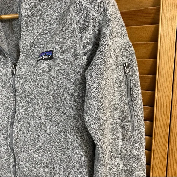 Patagonia Women's Better Sweater® Fleece Jacket Birch White M Zip Up Hoodie - Picture 4 of 6